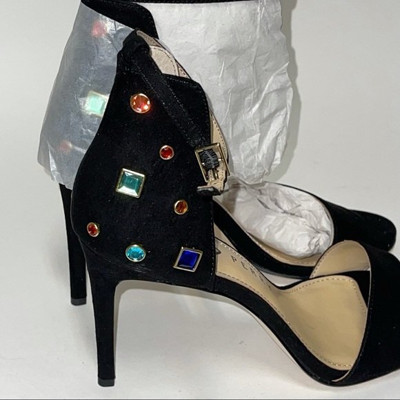 Katy Perry the Josephina suede black heels sandals 7.5 - Picture 8 of 12